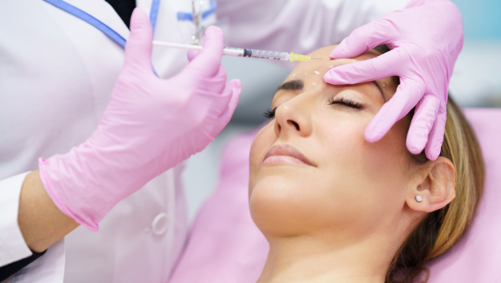 woman getting same-day Botox near Carlsbad