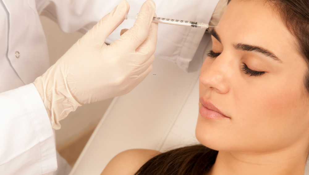 woman being treated at the best Botox med spa in Temecula