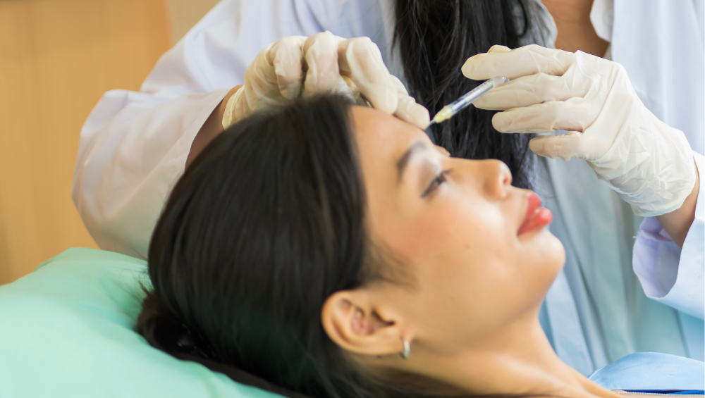 woman at an affordable botox appointment in North Park