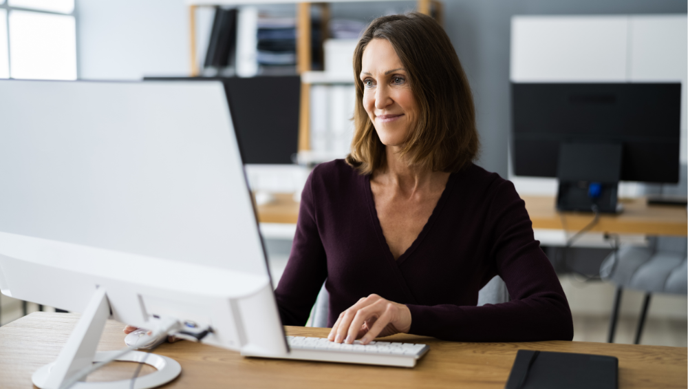 woman researching Botox treatments near Lake Elsinore